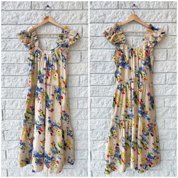 💕THE GREAT.💕 The Dove Dress ~ Bright Grove Floral Print Size 1 = Small - Picture 10 of 16
